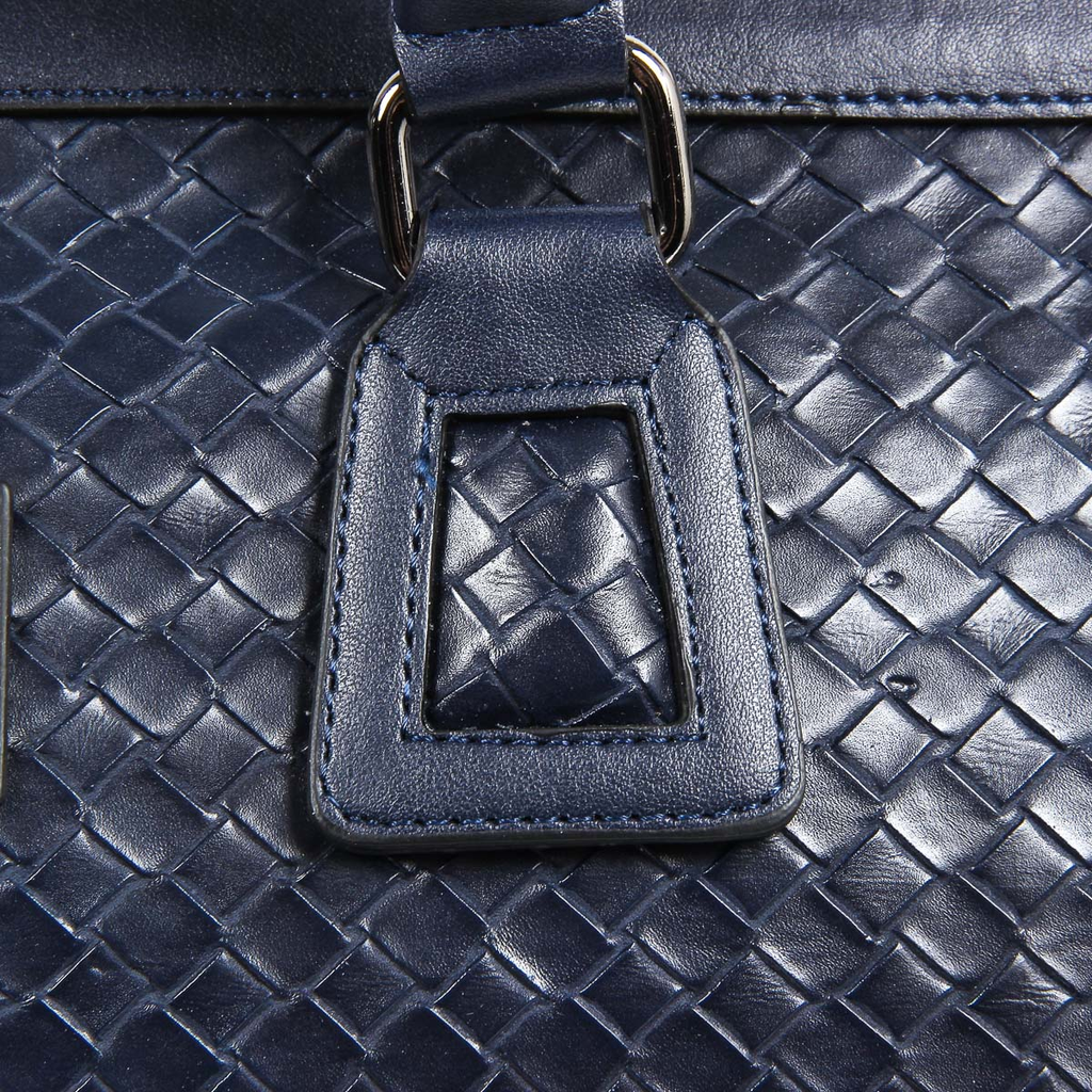 Bolso de mano para hombre V 1969 Italia azul VANCE
