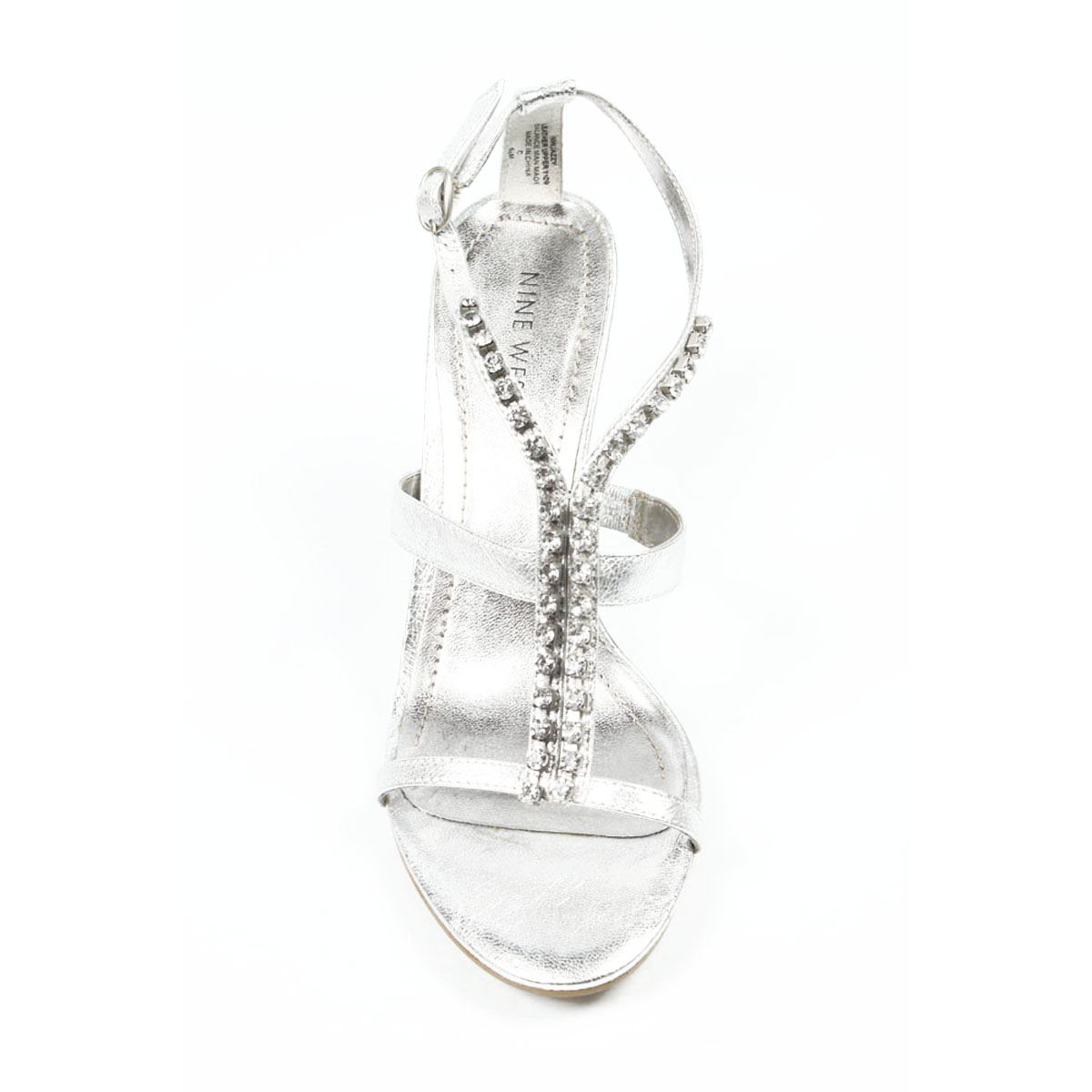 Sandalias con tira al tobillo para mujer de Nine West NWJAZZY SLVR