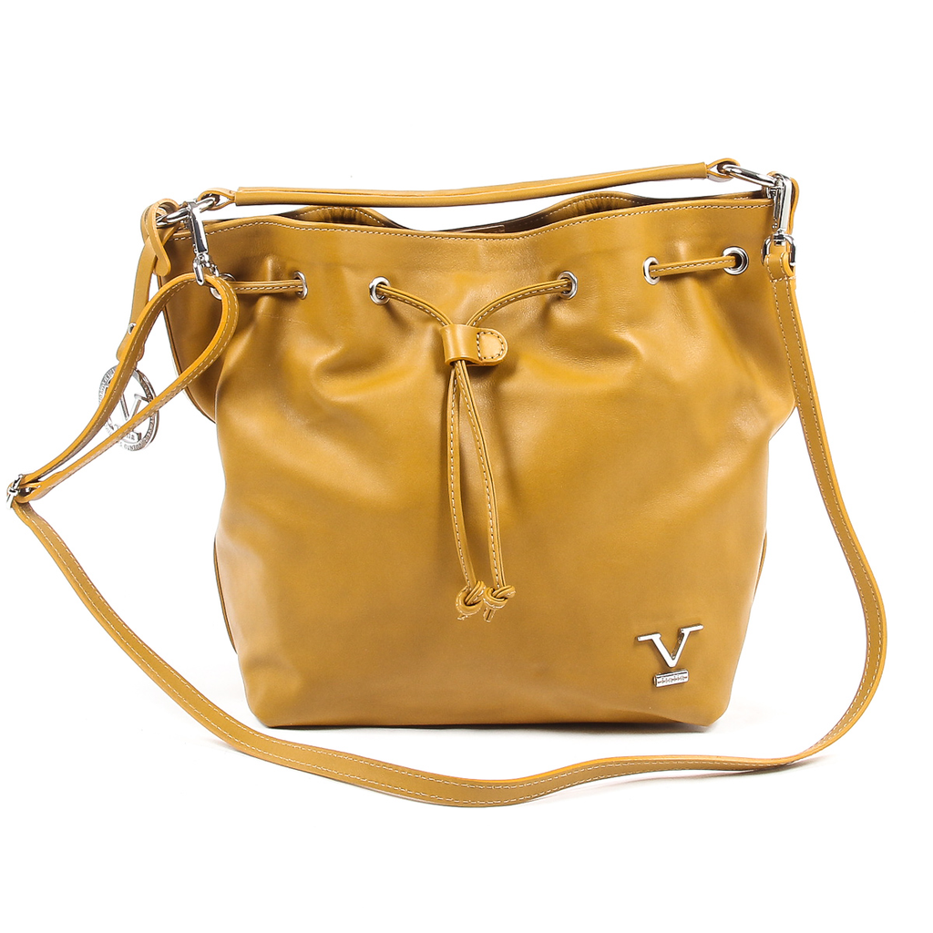 Bolso de mano para mujer V 1969 Italia V005-S SOFT SENAPE