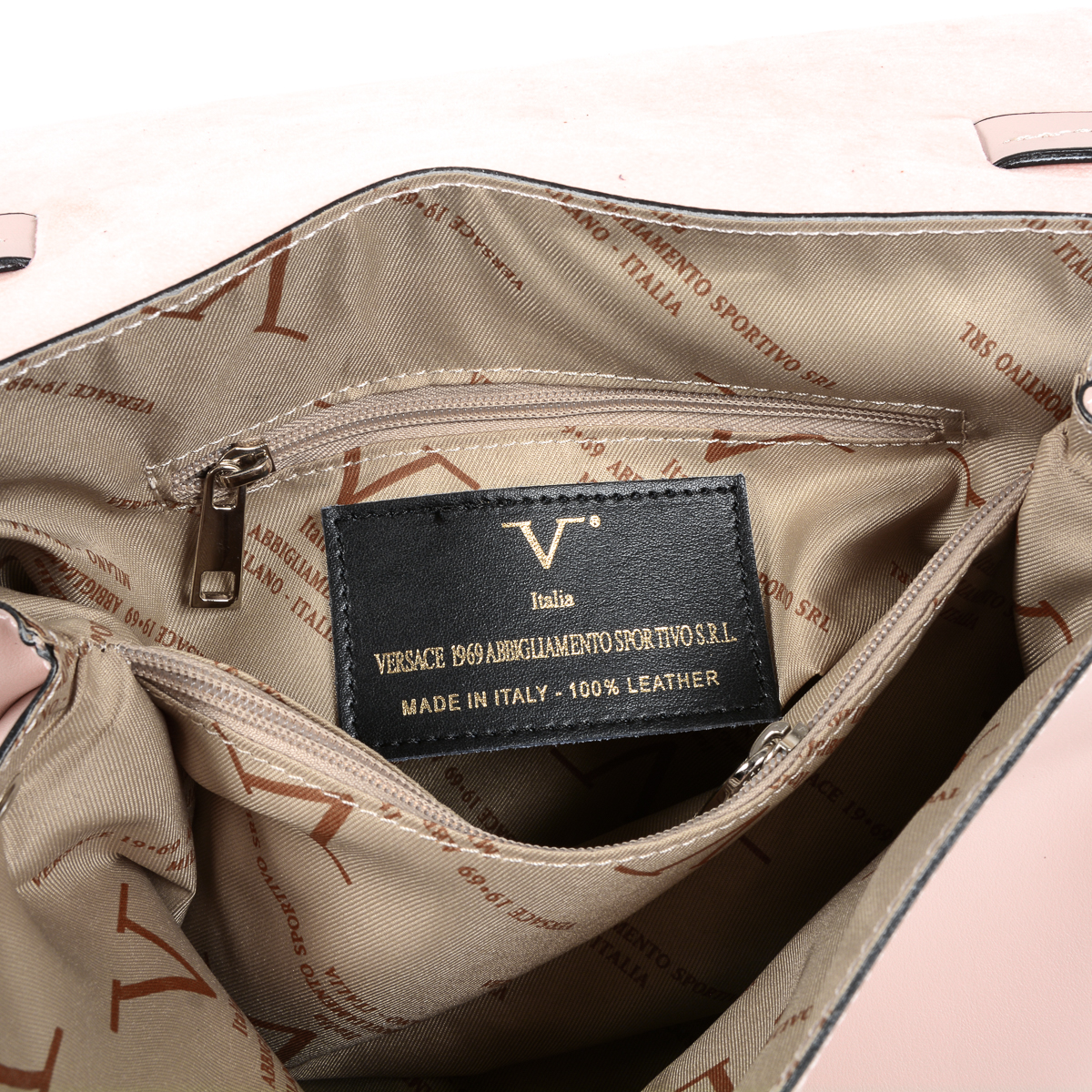 Bolso de mano para mujer V 1969 Italia Rosa SIMONA
