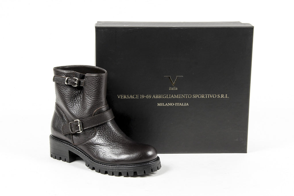 Bota corta para mujer V 1969 Italia B1441 CERVO T. MORO