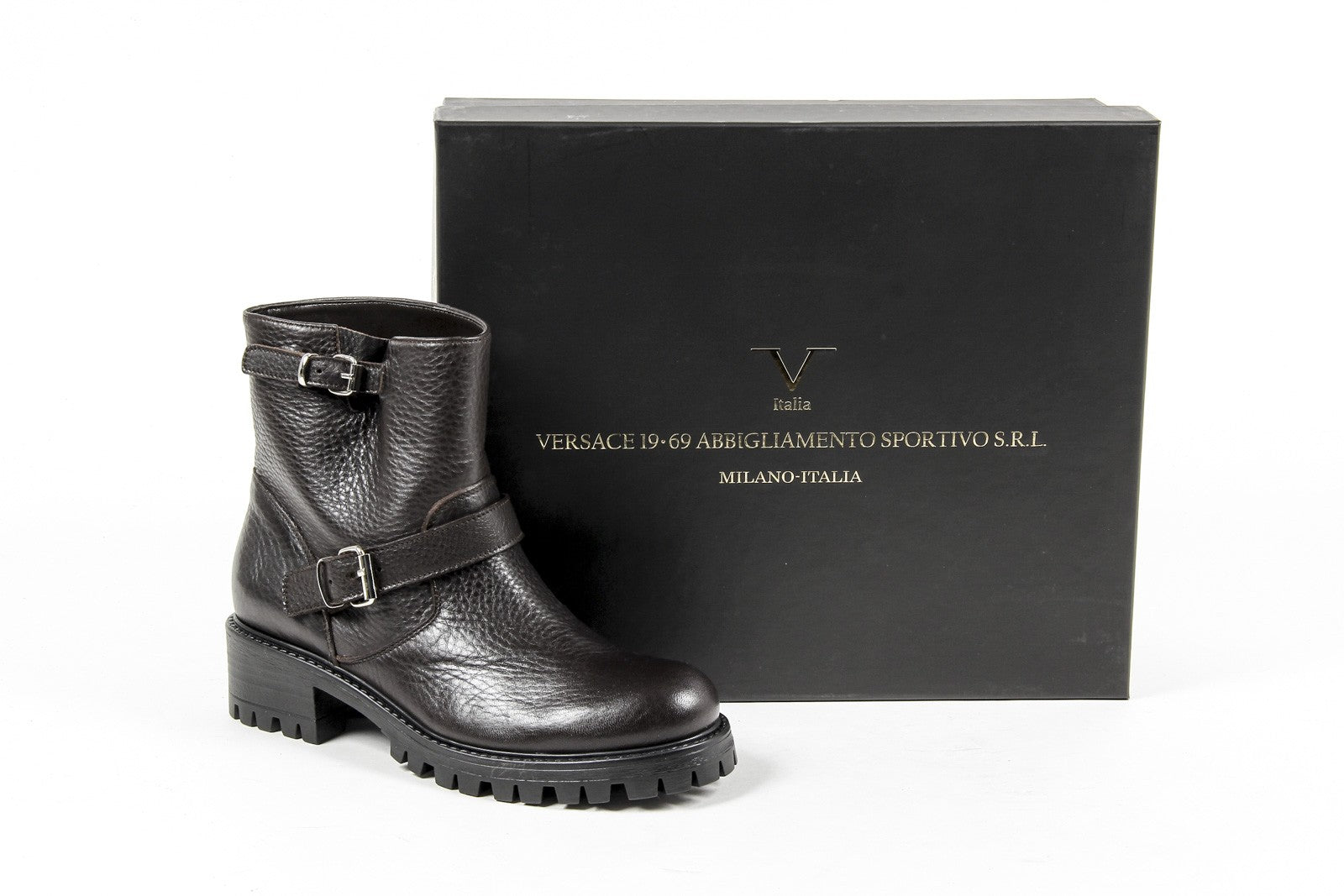 Bota corta para mujer V 1969 Italia B1441 CERVO T. MORO