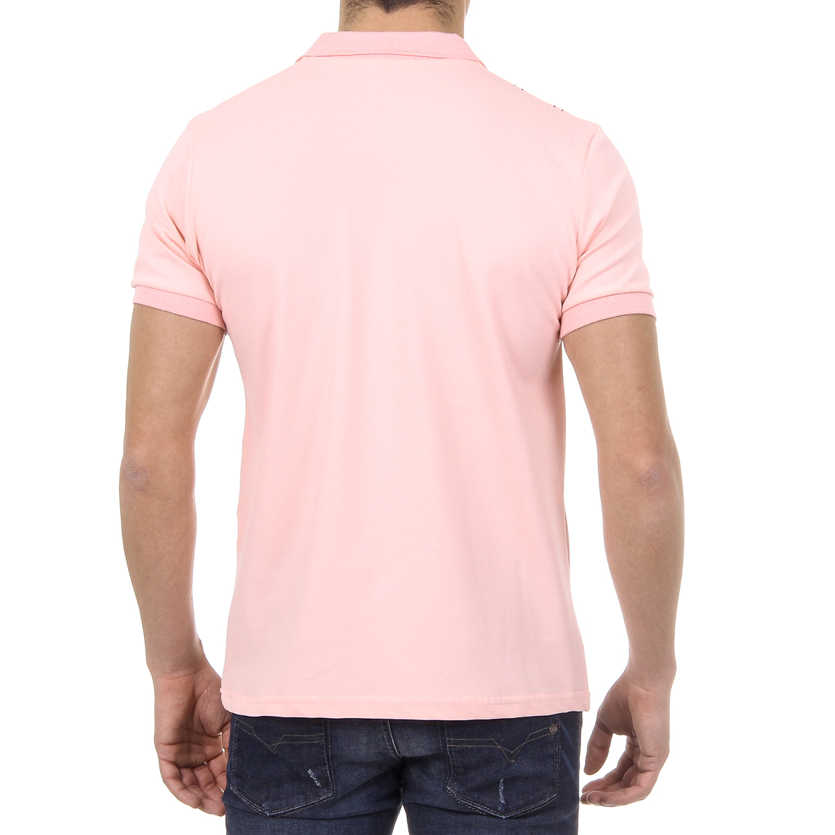 Polo Ufford & Suffolk Polo Club para hombre, manga corta, US008 ROSA