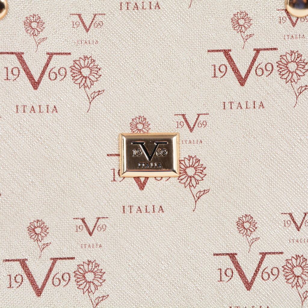 V 1969 Italia Womens Handbag Beige LUBIANA