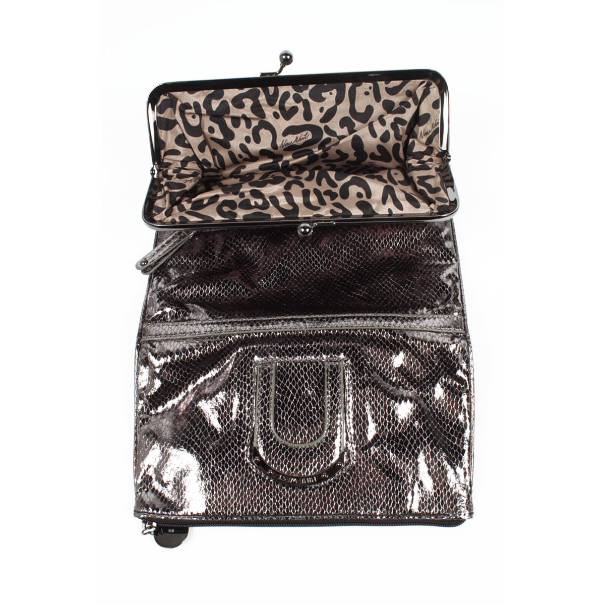 Bolso de mano Nine West para mujer 234401 BLK GUNMETAL