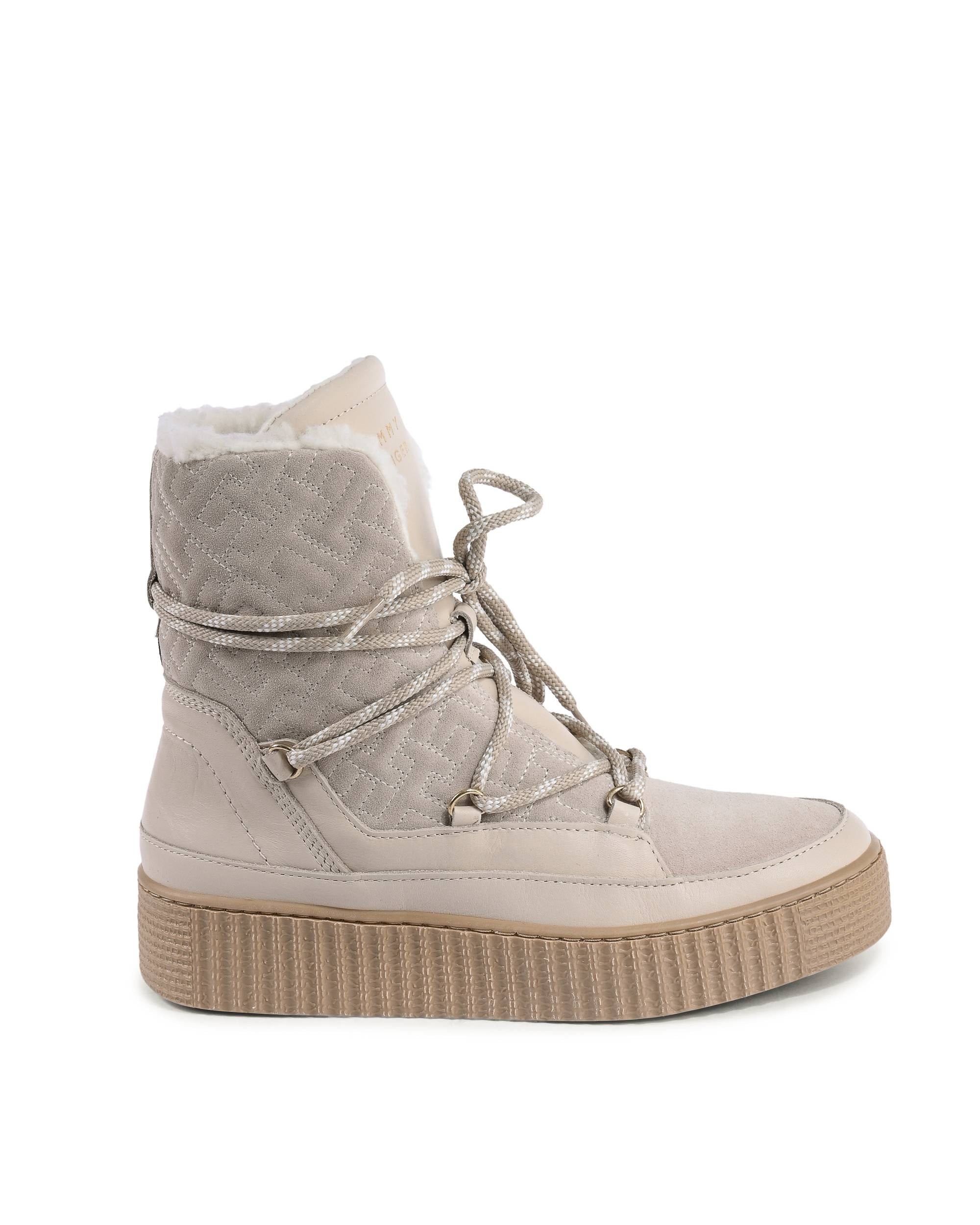 Botas Tommy Hilfiger para mujer BEIGE FW0FW06852AA8