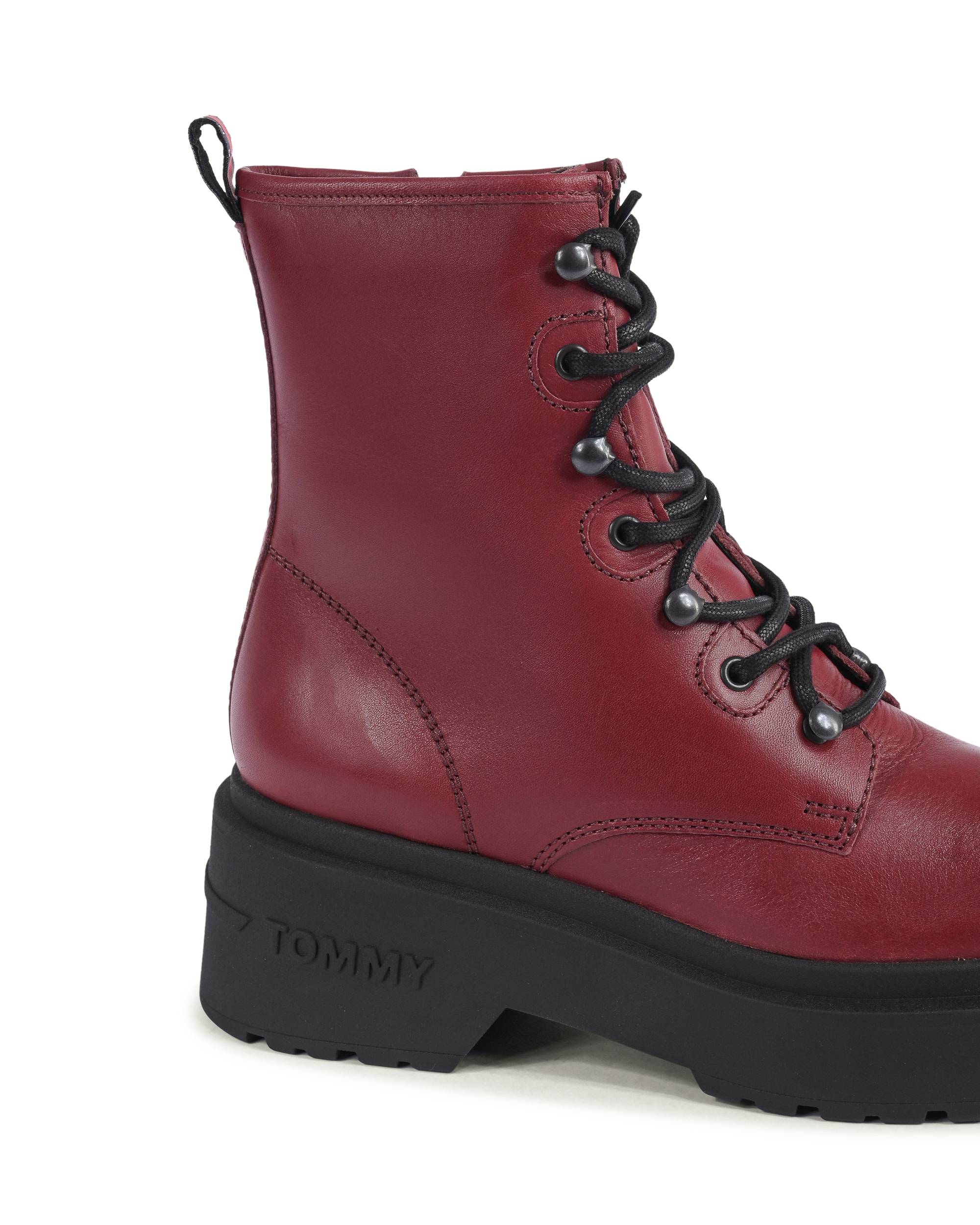 Botas Tommy Hilfiger para mujer ROJAS EN0EN02404XJS
