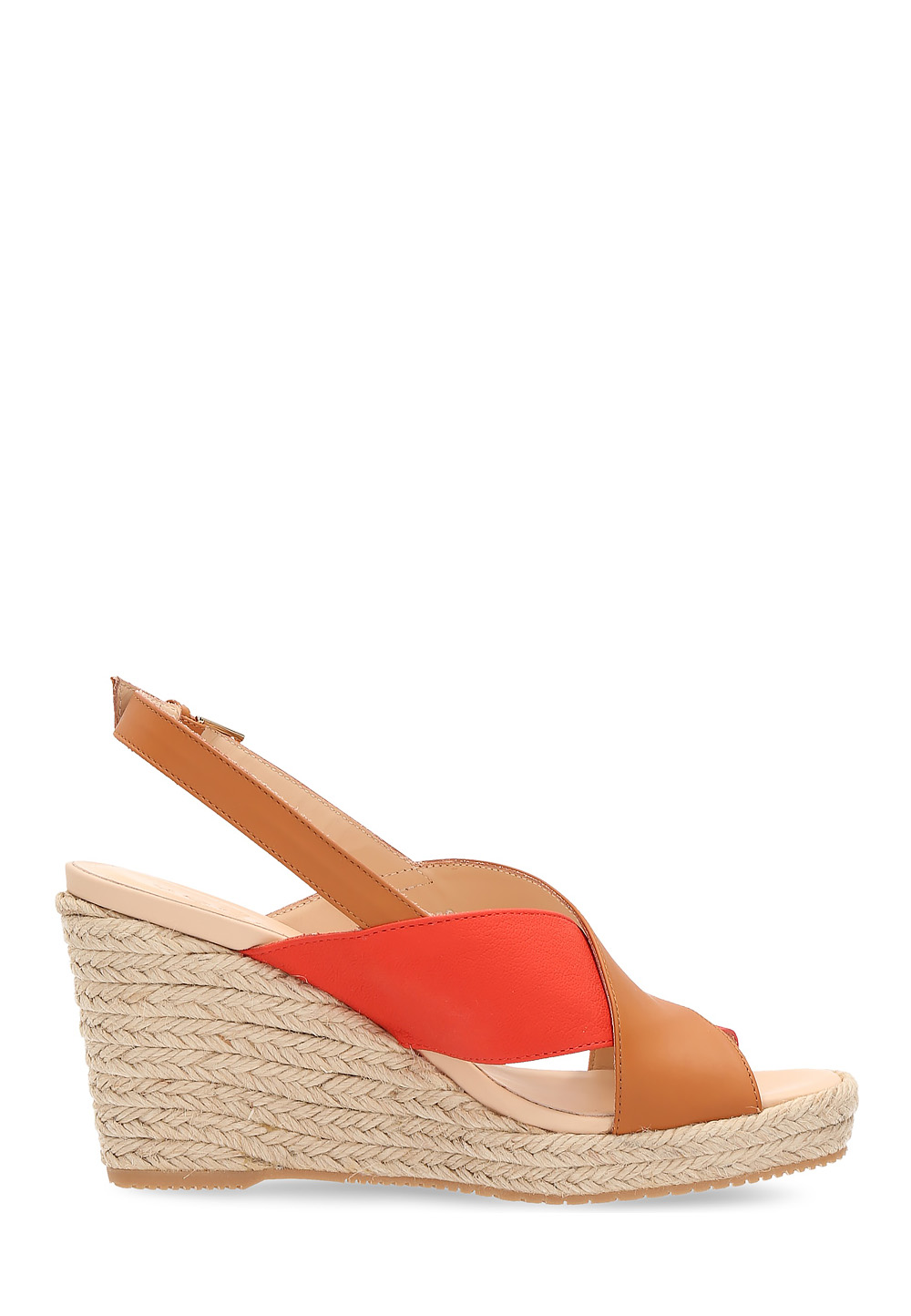 Sandalia de cuña Hogan para mujer, color beige, HXW2660R53088IC0X04