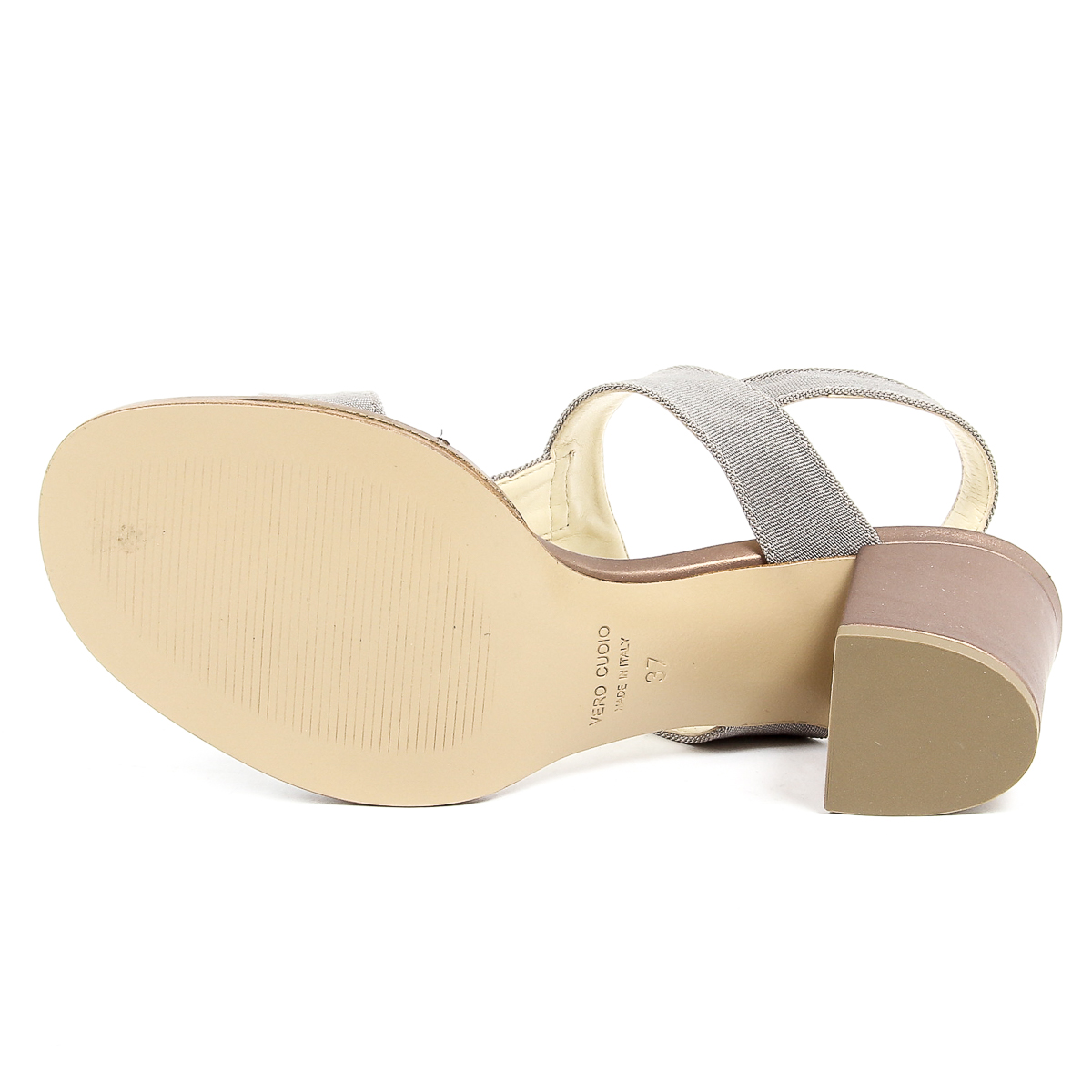 Sandalia V 1969 Italia para mujer gris PERLA