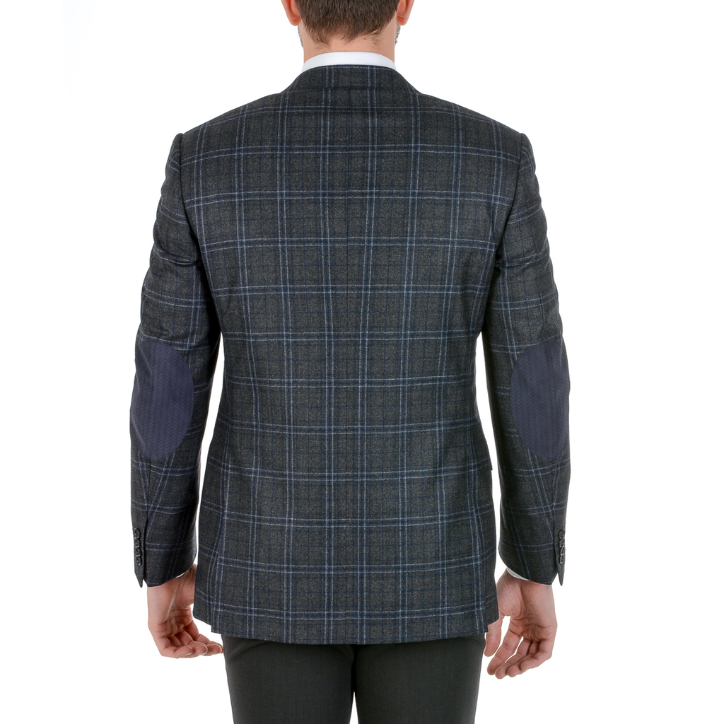 Chaqueta Canali para hombre de manga larga azul