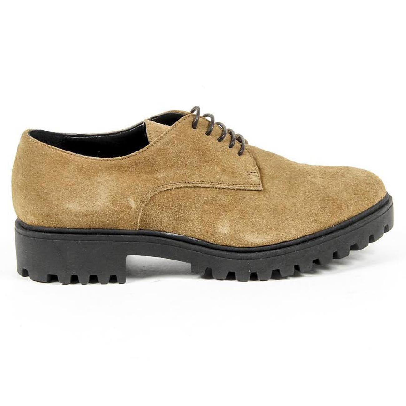 V 1969 Italia Zapato con cordones para mujer C01 CAMOSCIO CUOIO