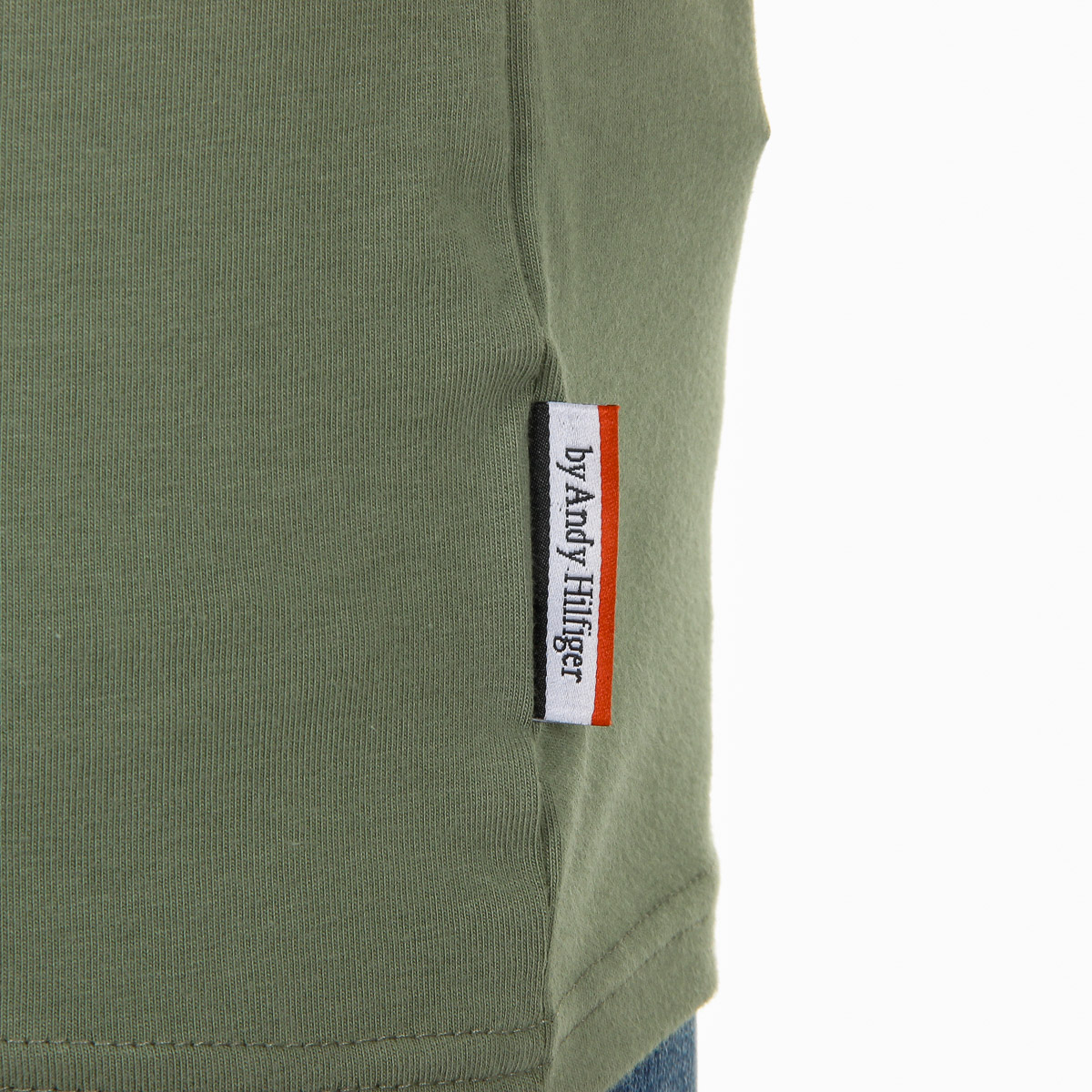 Camiseta Andrew Charles para hombre, manga corta, cuello en V, verde, KENAN