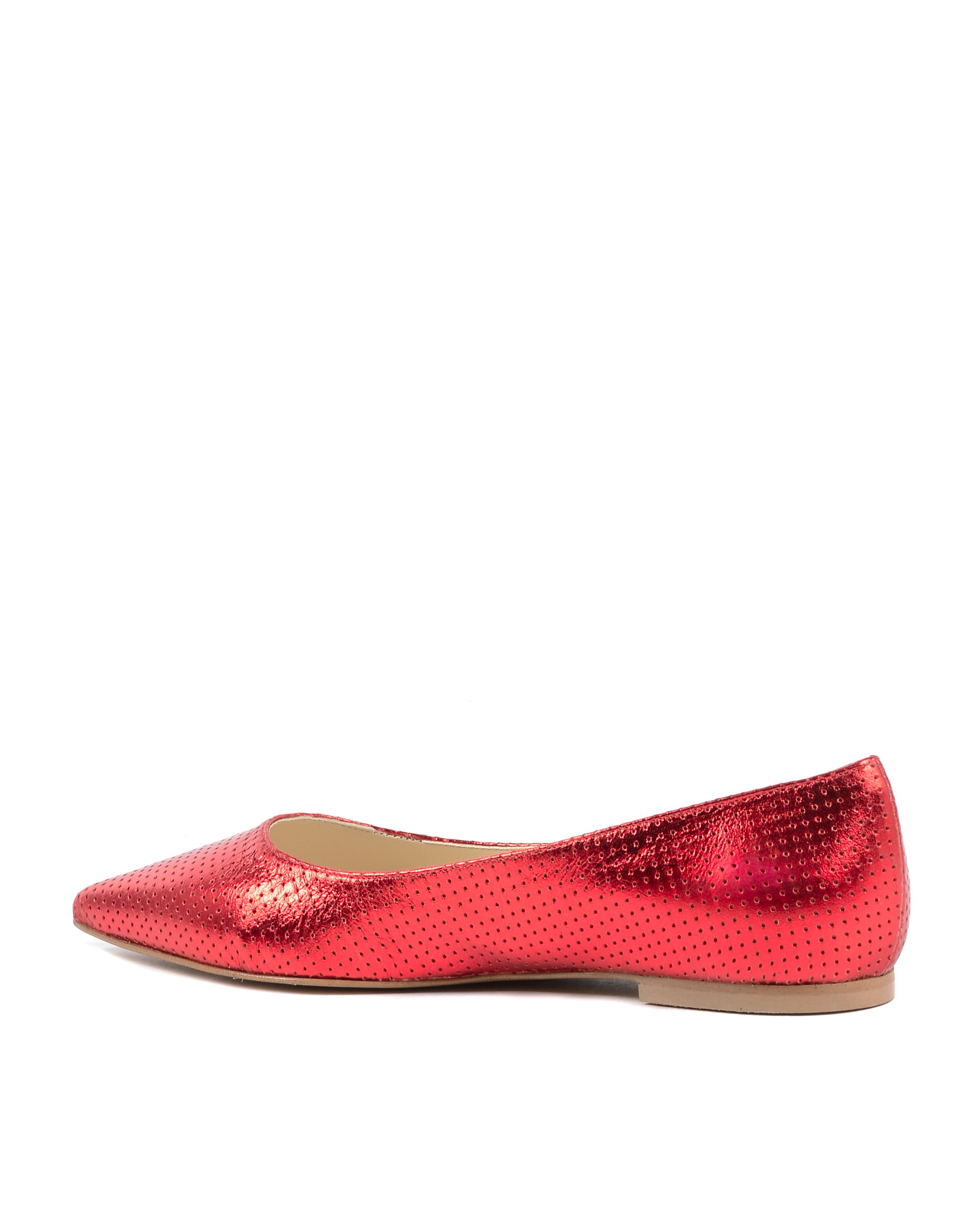 19V69 Italia Bailarina para mujer Lamè Rojo 4747 TRAF LAM ROSSO