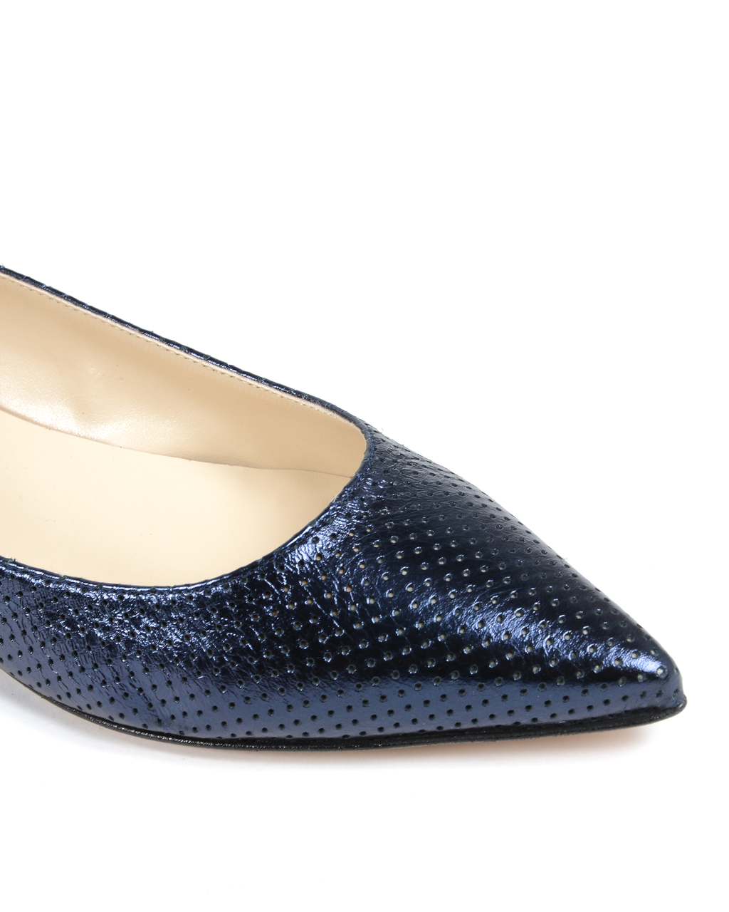 19V69 Italia Bailarina Mujer Lamè Azul Marino 4747 TRAF LAM BLU SCURO