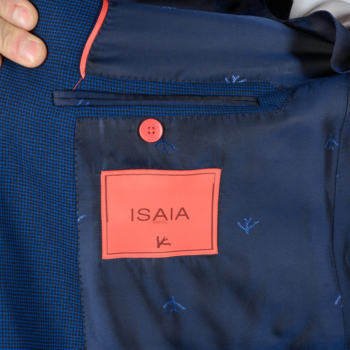 Traje azul para hombre Isaia