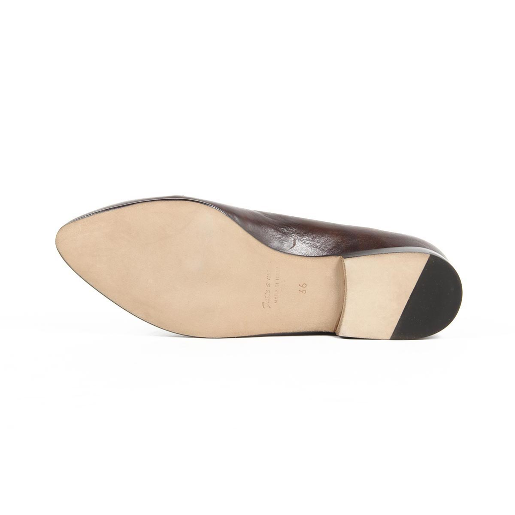 Bailarina Mujer Henry Cuir 1715A CRETA 809 MORO