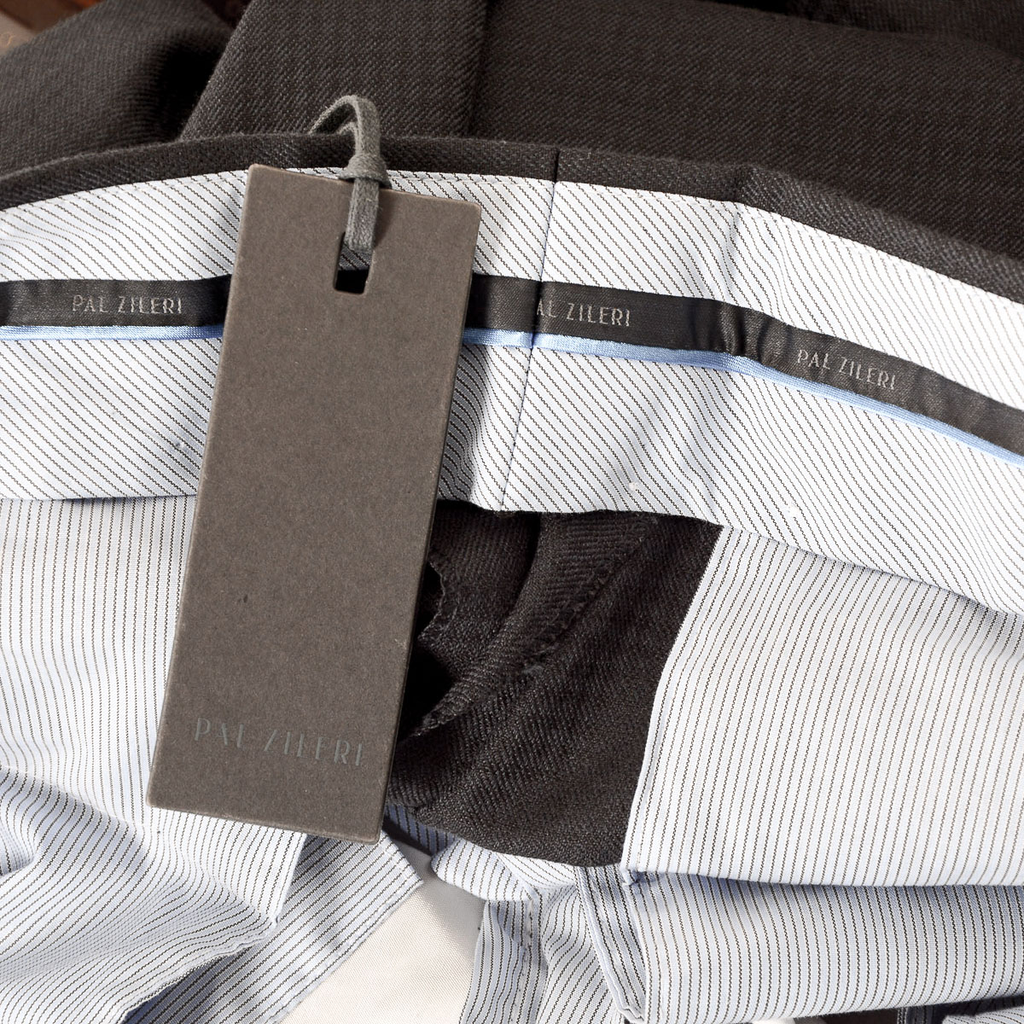Pantalones Pal Zileri para hombre gris oscuro