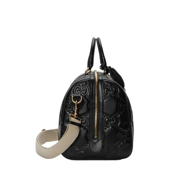 Bolsa de lona de cuero GG