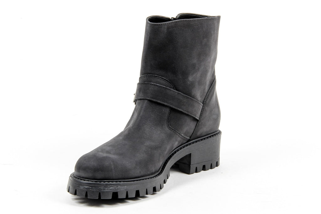 Bota corta para mujer V 1969 Italia B1441 NABUK NERO