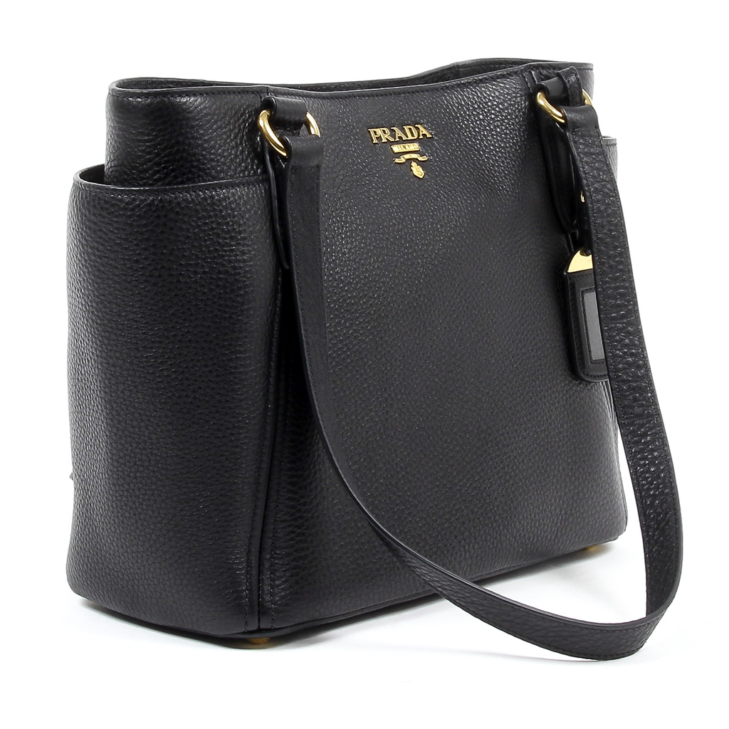 Bolso de mano Prada para mujer 1BG113 UWL F0002 NERO VIT DAINO