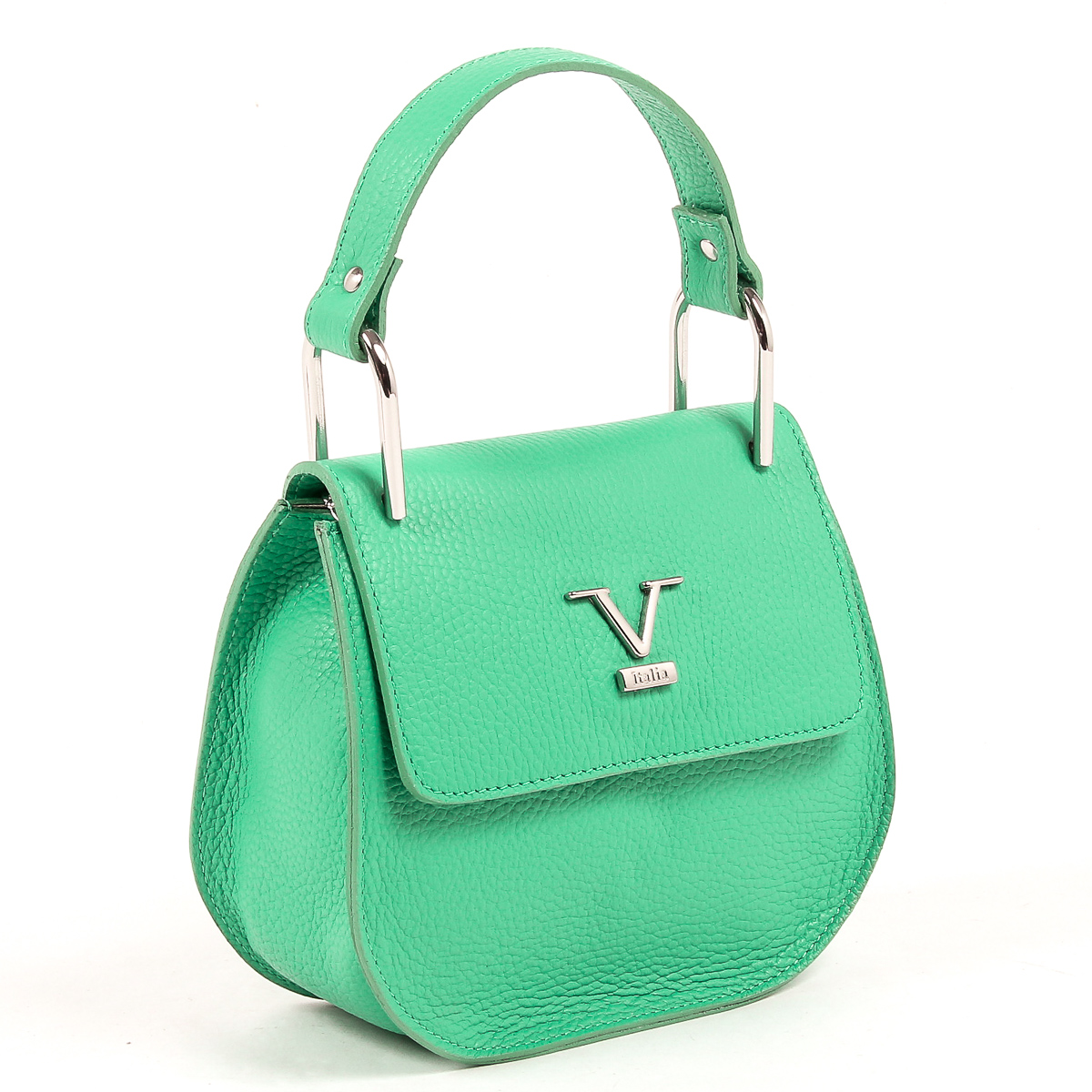 V 1969 Italia Womens Handbag Green DUBLINO