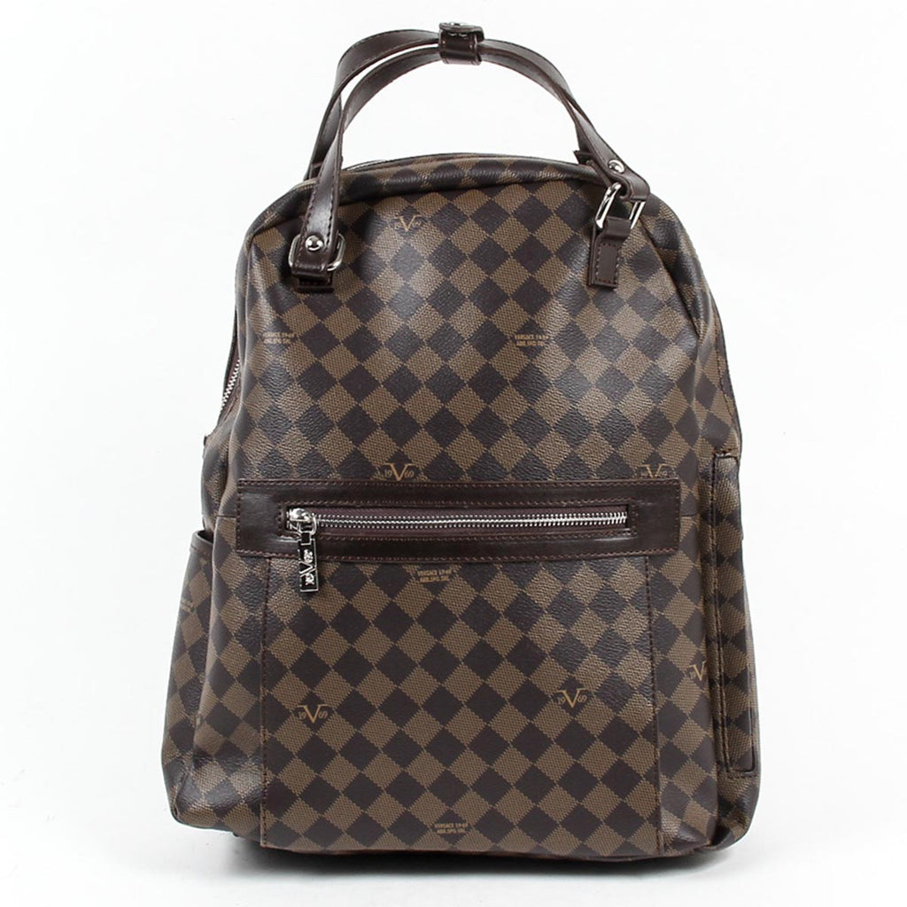 Mochila de moda para hombre V 1969 Italia V1969016 CAFÉ CAFÉ