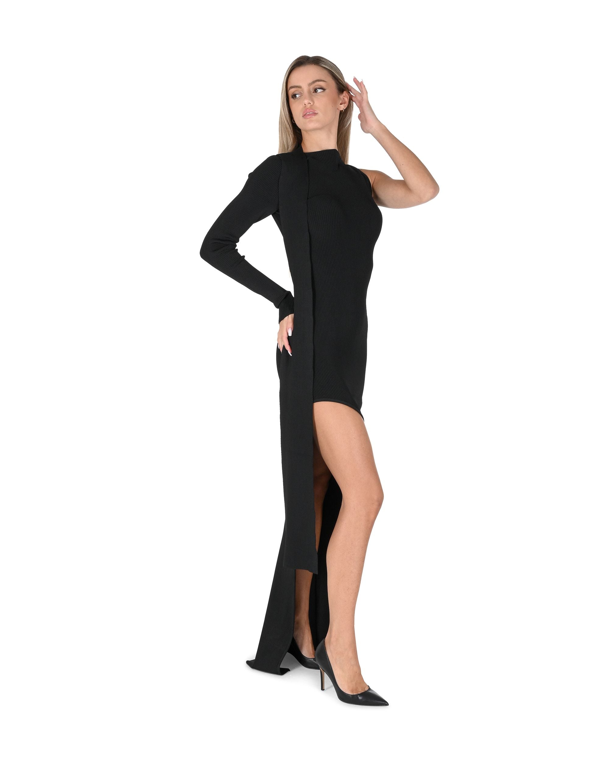 Vestido de mujer David Koma AW24DKKN22DL NEGRO 801