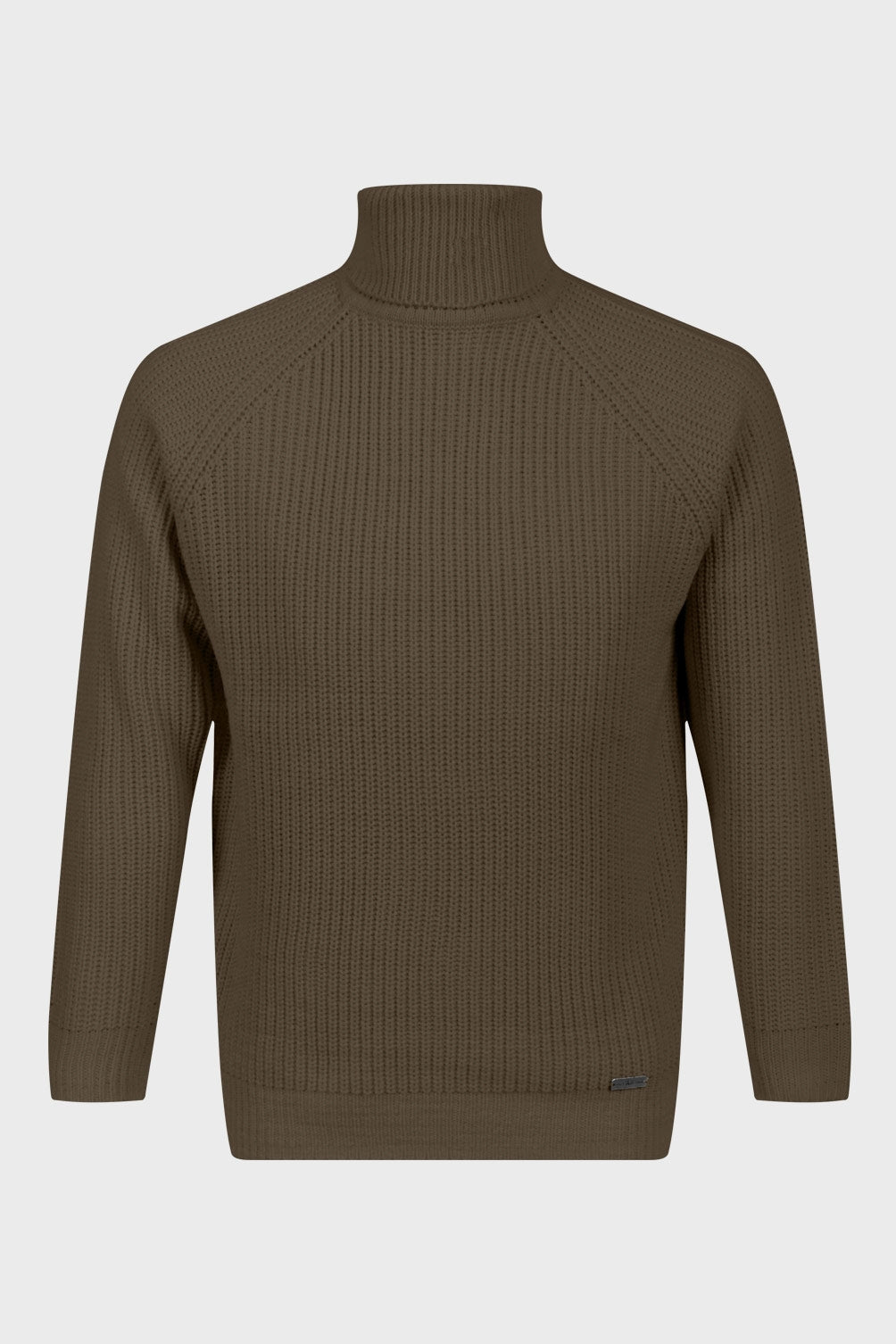 19V69 Italia Jersey para hombre verde oliva mate