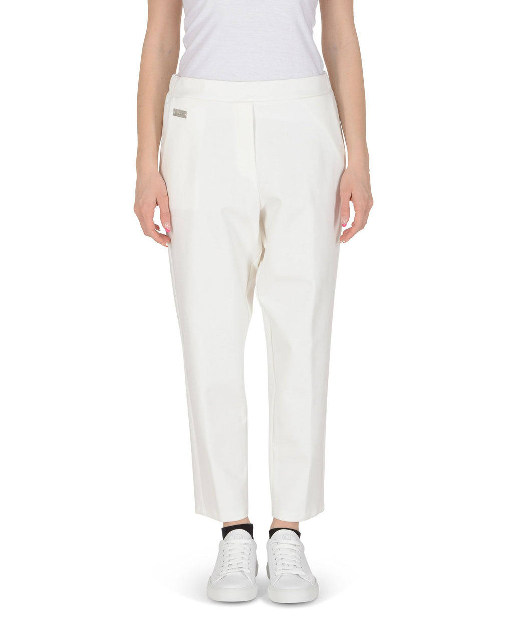 19V69 Italia Pantalones de mujer blancos BOND WHITE