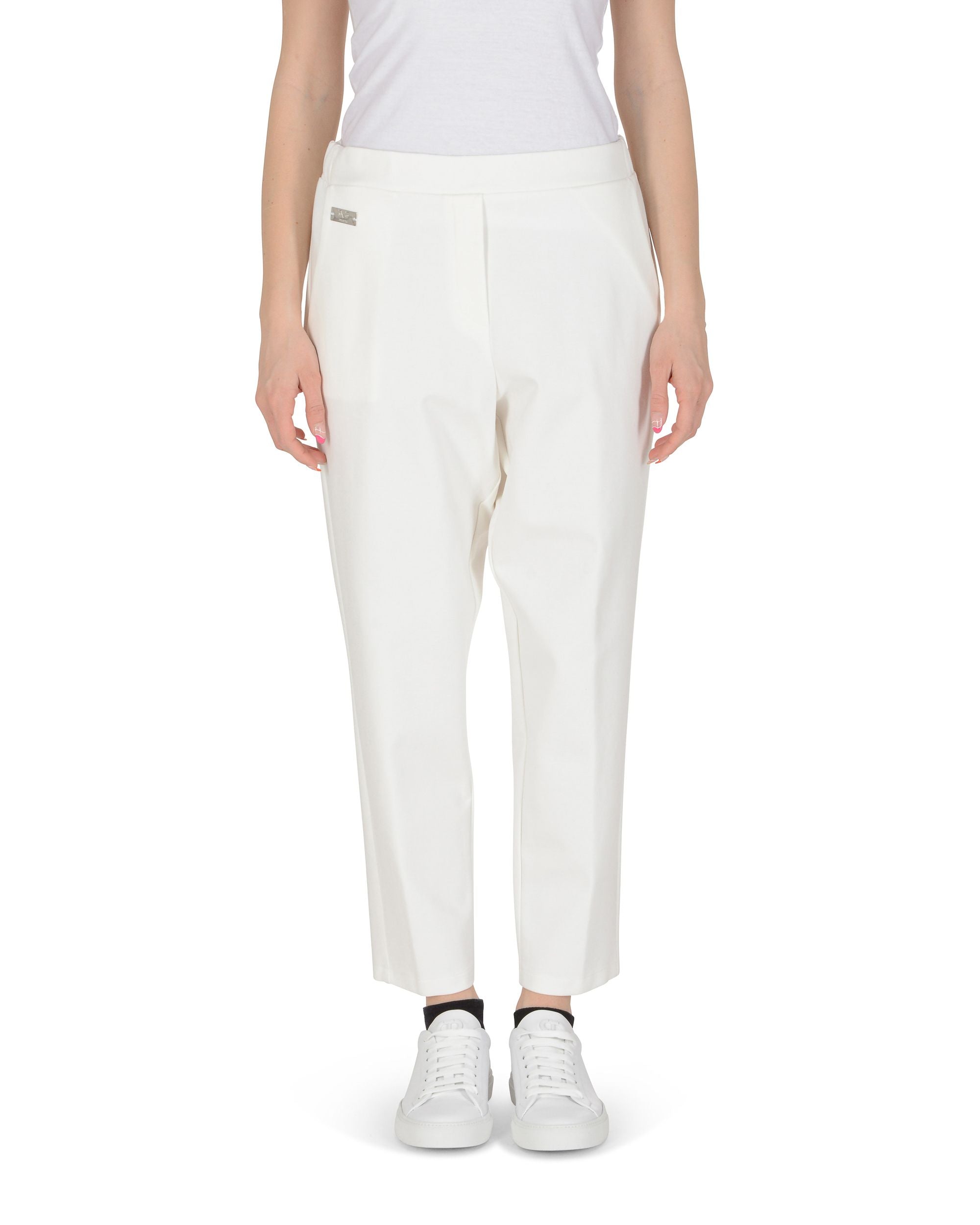 19V69 Italia Pantalones de mujer blancos BOND WHITE