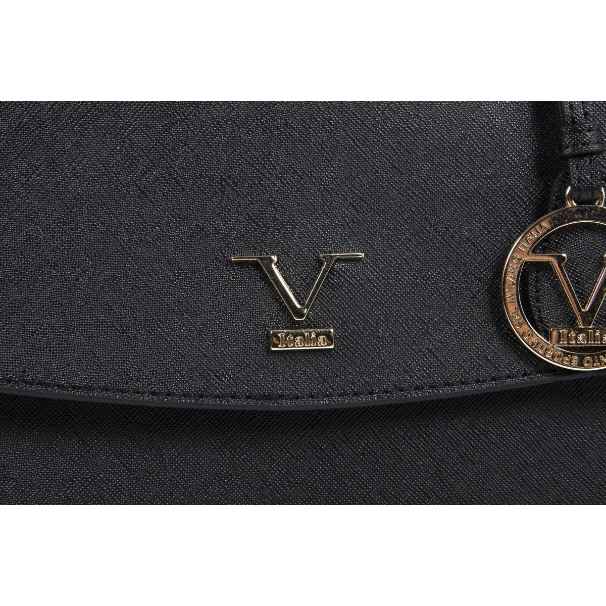 Bolso de mano para mujer V 1969 Italia VE09 NEGRO