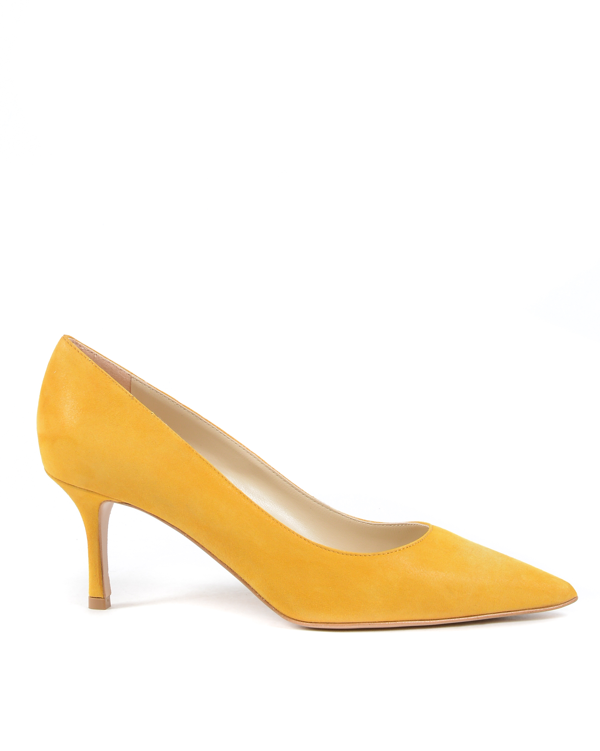 19V69 Italia Zapatos de salón para mujer amarillos DEC65 PELLE AMBER