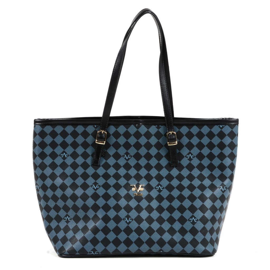 V 1969 Italia Womens Handbag Blue MANILA