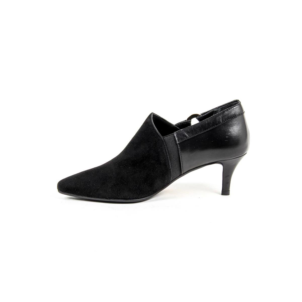 Zapato de tacón mujer V 1969 Italia KATE CAMOSCIO NERO