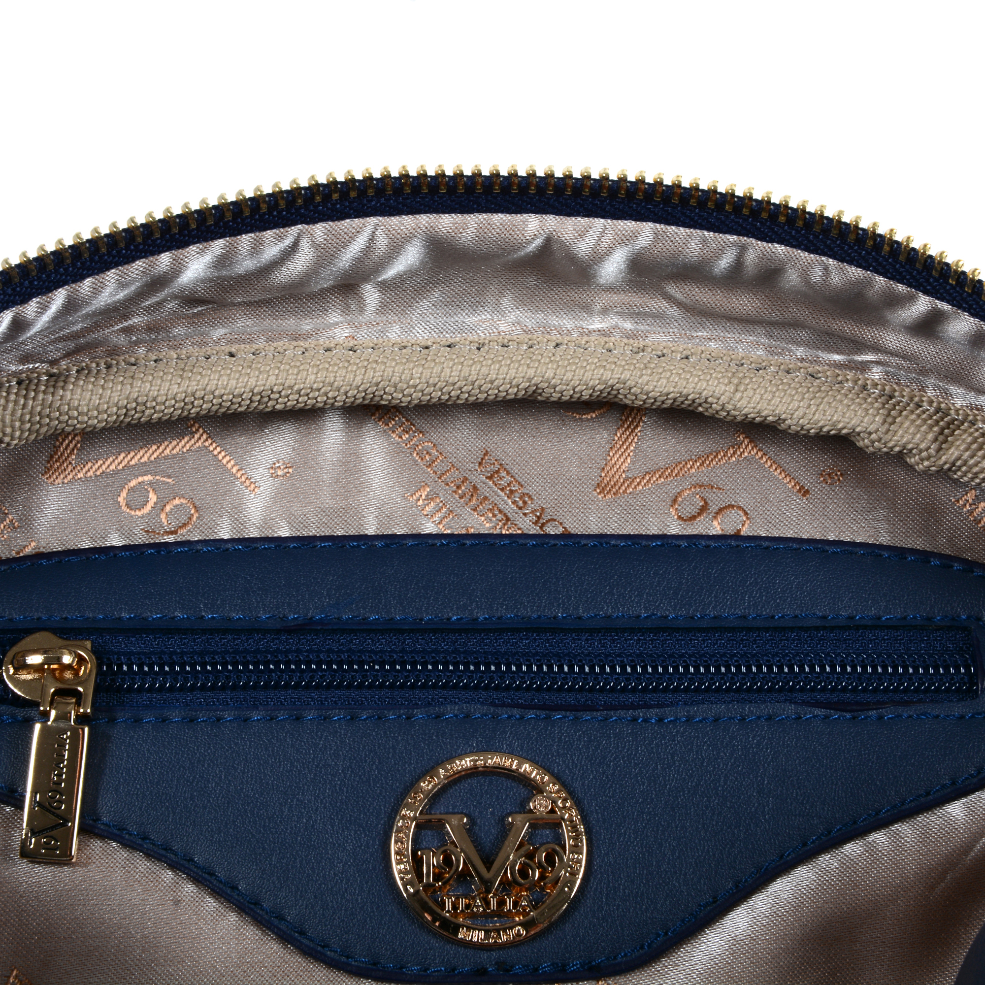 V 1969 Italia Womens Handbag Dark Blue MALTA