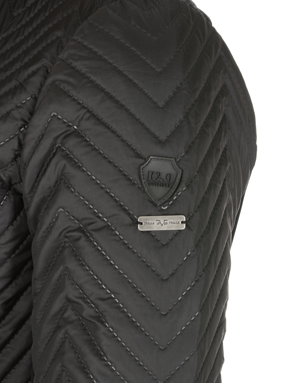 19V69 Italia Chaqueta para hombre Negra BRIAN BLACK