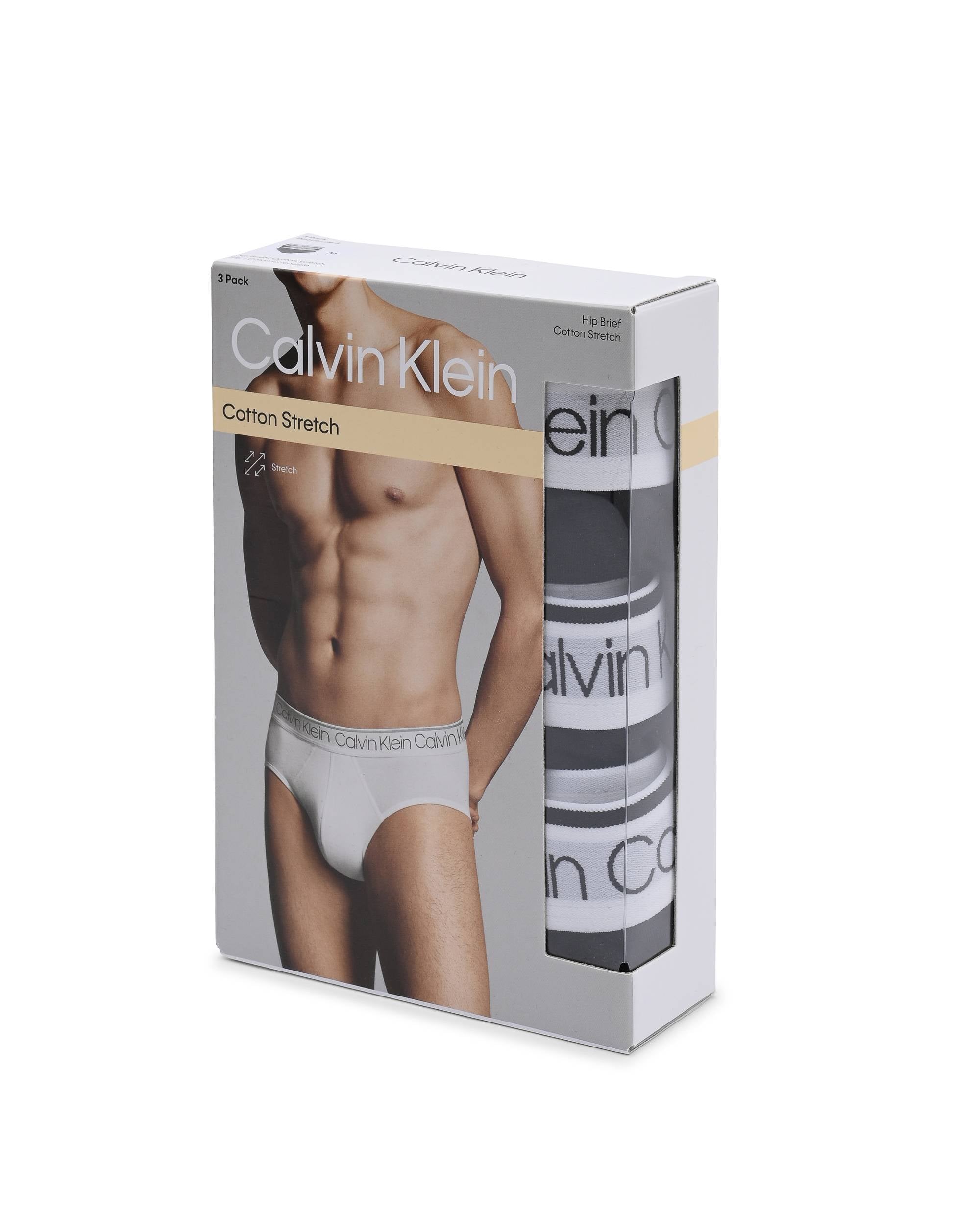 Calvin Klein Men 3 Pack Hip Brief 000NP2420A99E