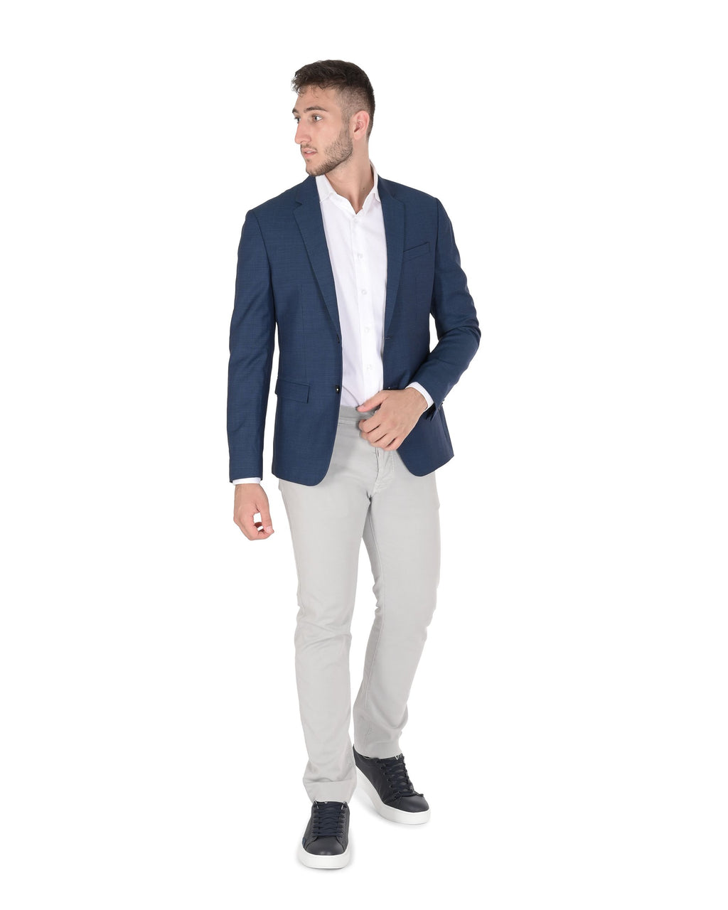 Calvin Klein Mens Blazer Blue K10K103727401