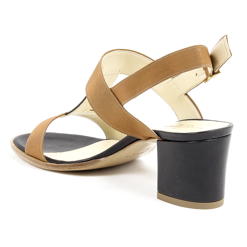 Sandalia V 1969 Italia para mujer, color negro, PERLA