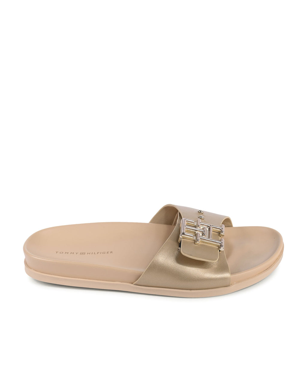 Sandalias Tommy Hilfiger para mujer doradas FW0FW079470HS