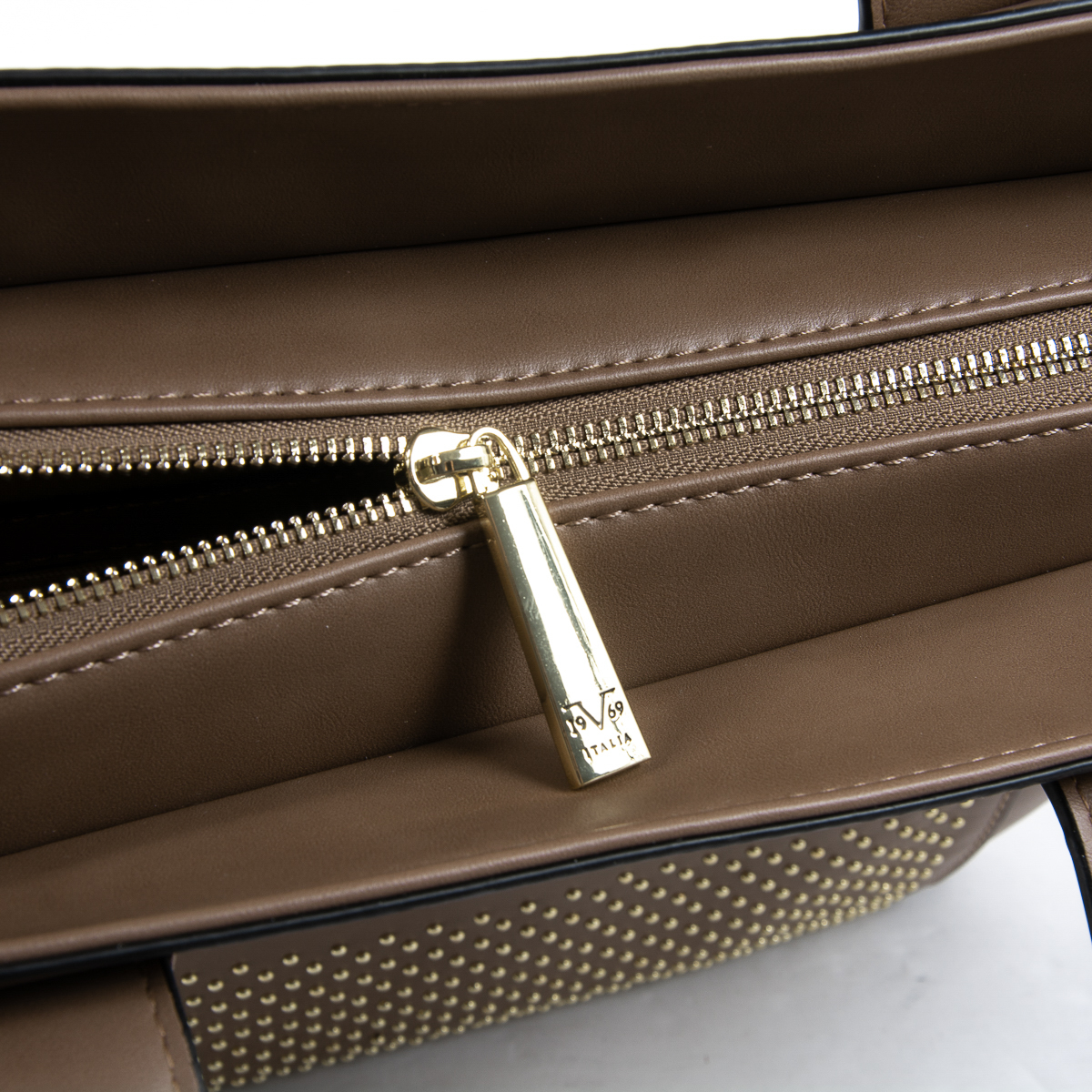 Bolso de mano para mujer V 1969 Italia marrón VERONICA