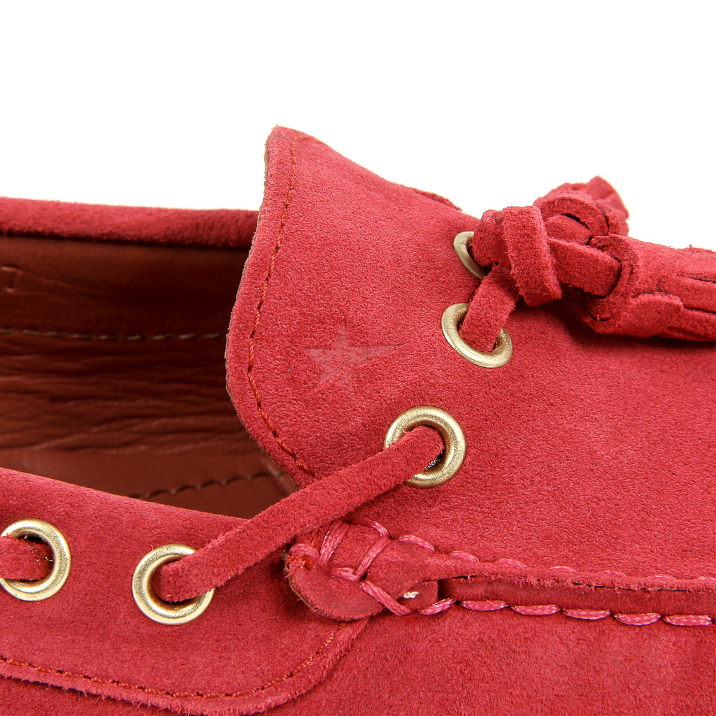 Mocasín Andrew Charles para mujer rojo GIULY