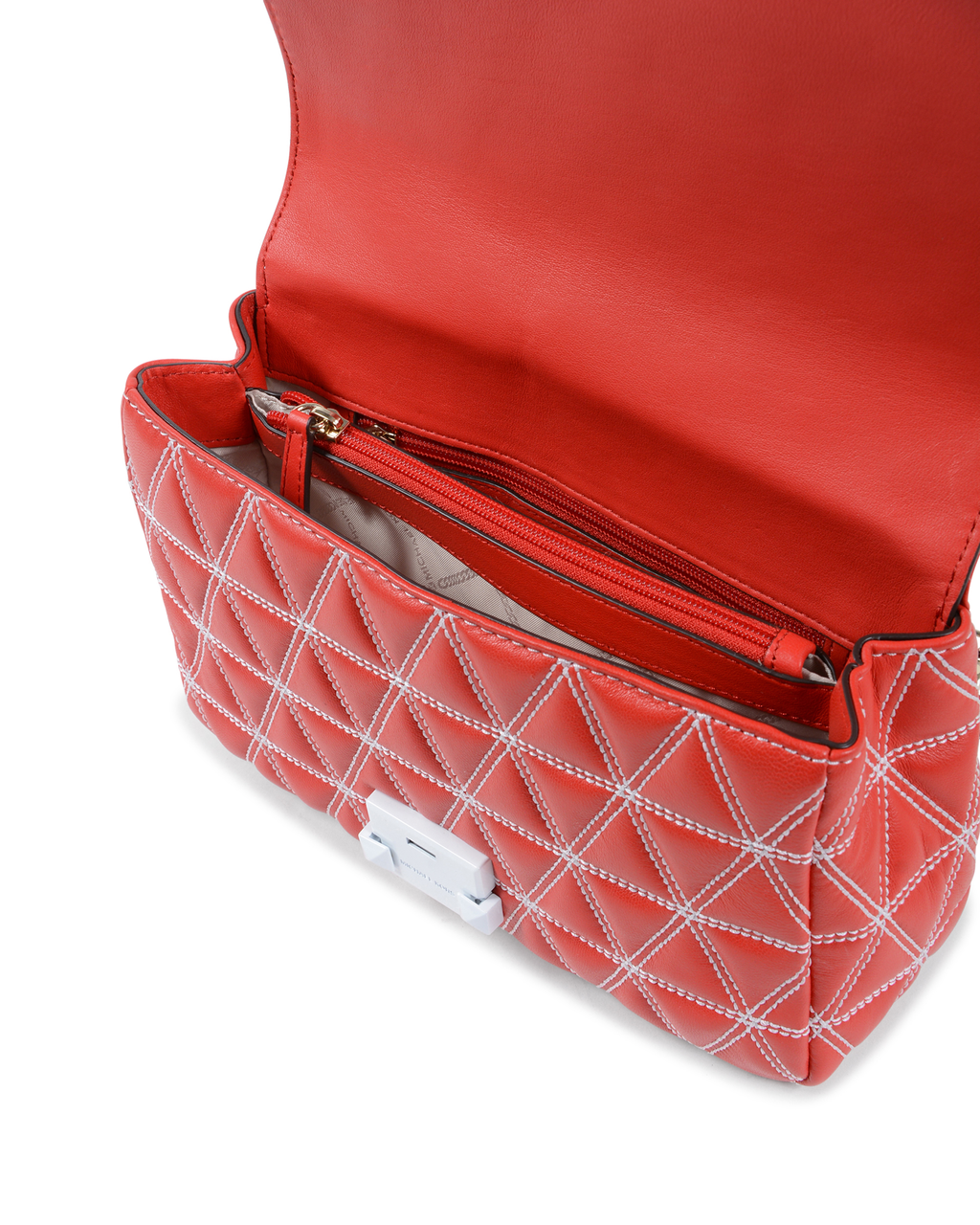 Bolso de mano Michael Kors para mujer 30S9LSLL7Y ROJO BRILLANTE