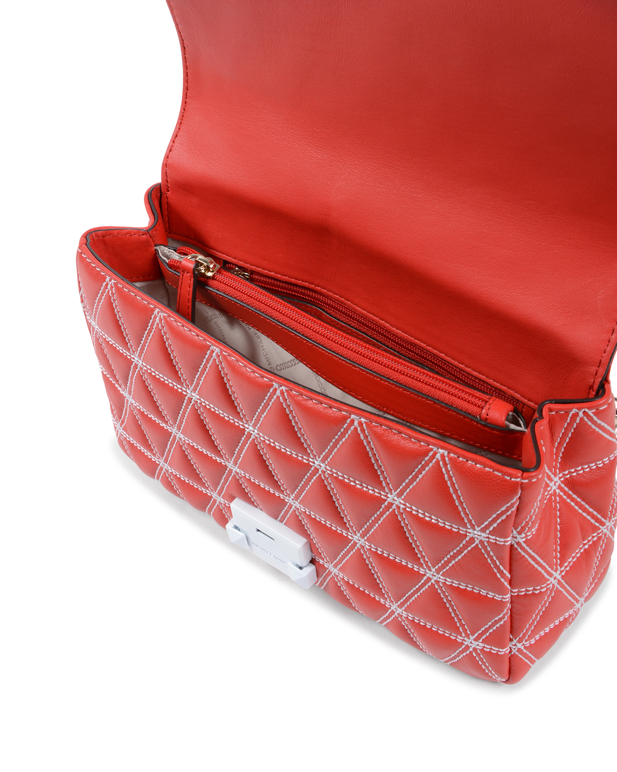 Bolso de mano Michael Kors para mujer 30S9LSLL7Y ROJO BRILLANTE