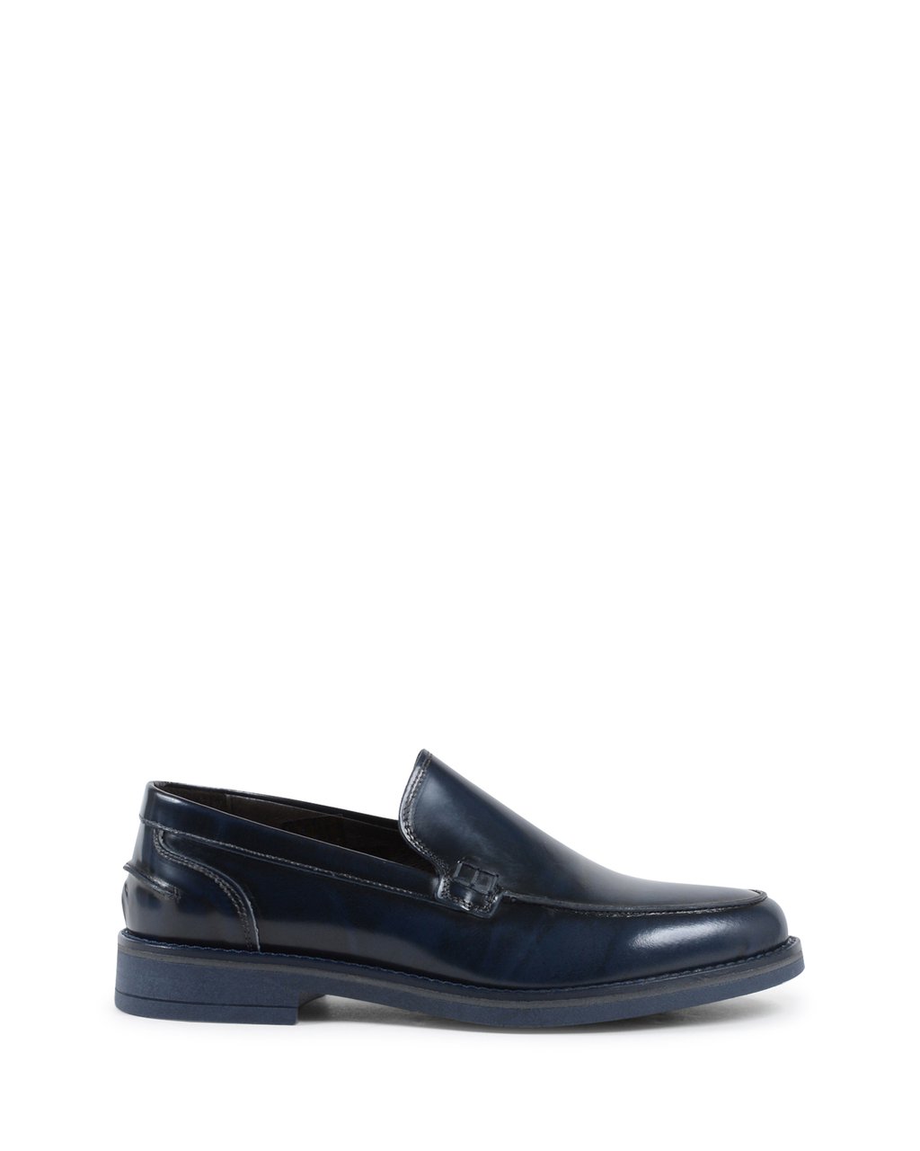 19V69 Italia Mocasín para hombre Azul 002 C ABRASIVATO AZUL