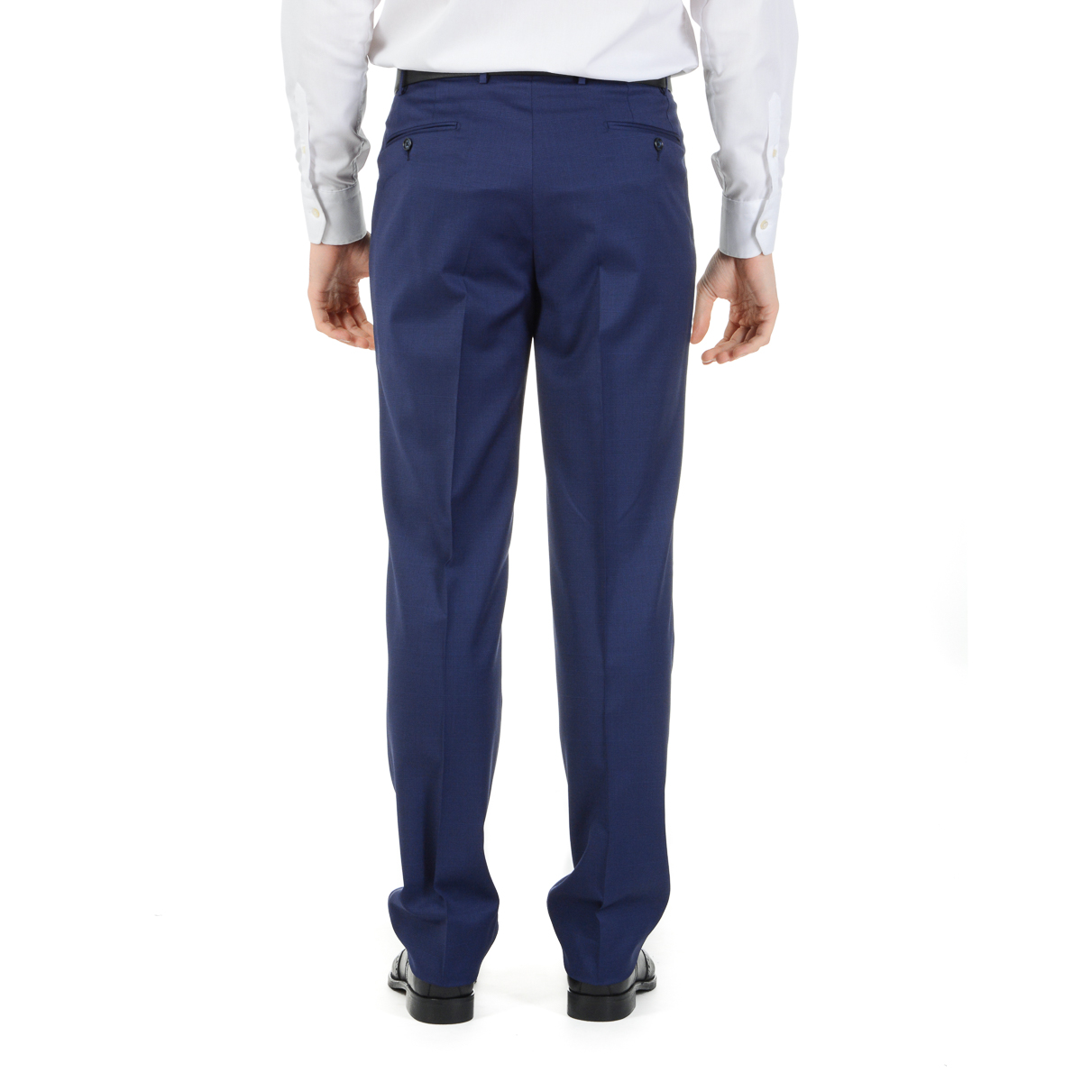 Corneliani Mens Suit Long Sleeves Blue Super 130's