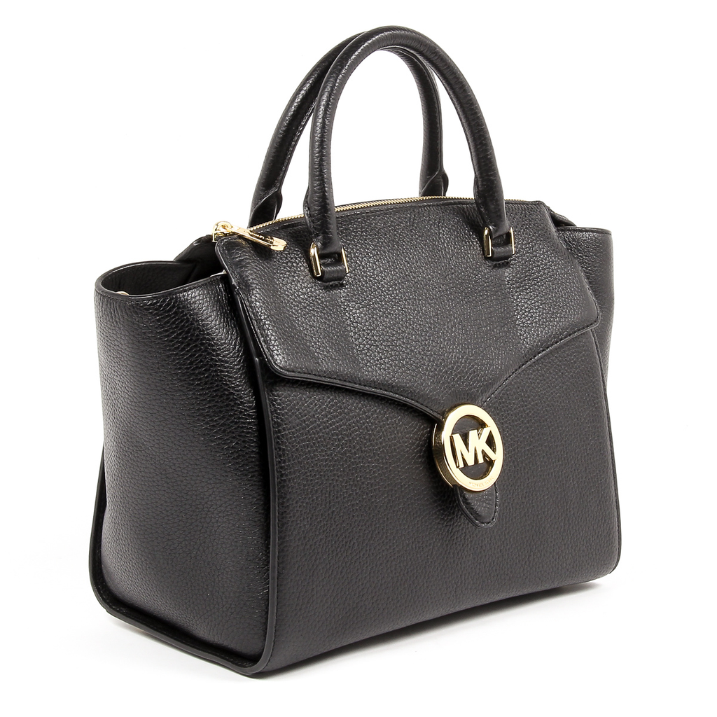 Michael Kors Womens Handbag VANNA 35T7GV3S3L BLACK
