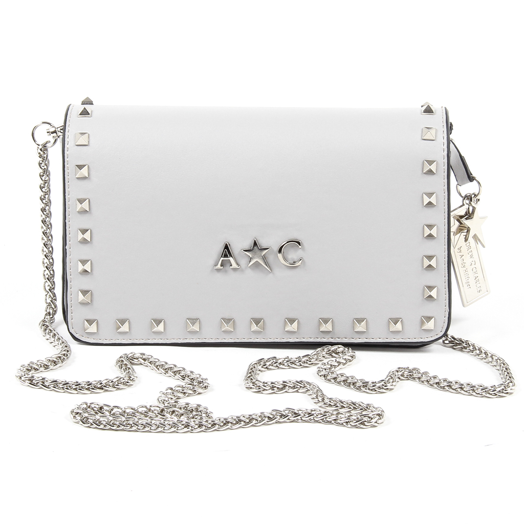 Bolso de mano para mujer Andrew Charles gris claro PAIGE