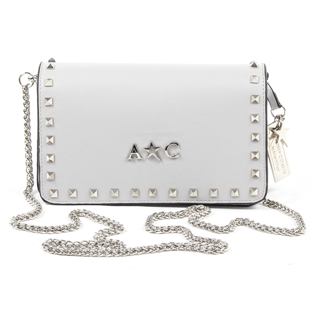 Bolso de mano para mujer Andrew Charles gris claro PAIGE