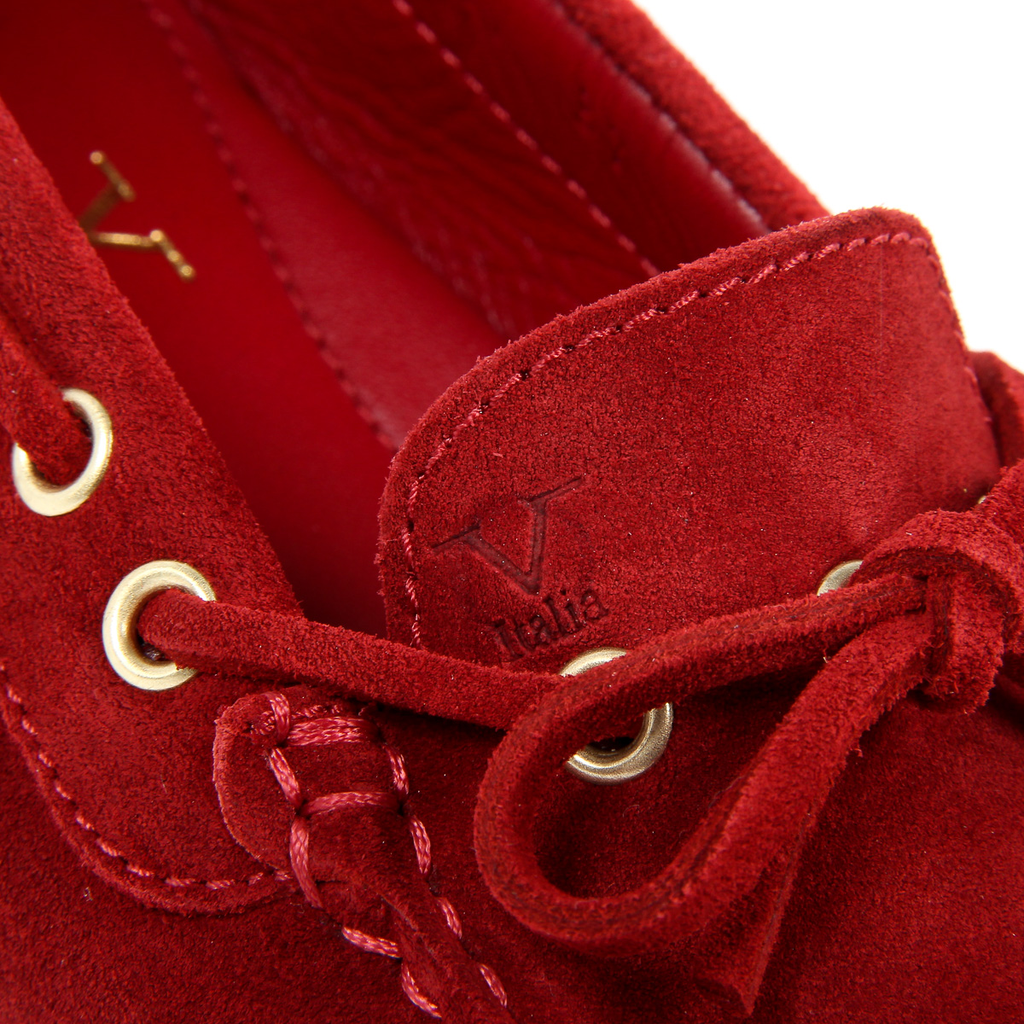 Mocasín para mujer V 1969 Italia rojo PISA